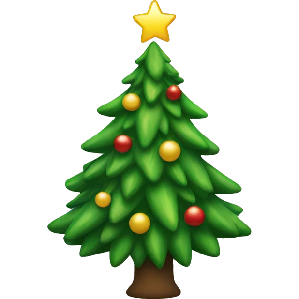 Christmas tree emoji