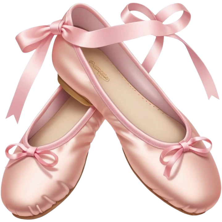 pastel pink ballet shoes emoji