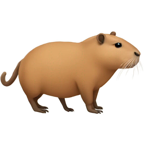 Capybara emoji