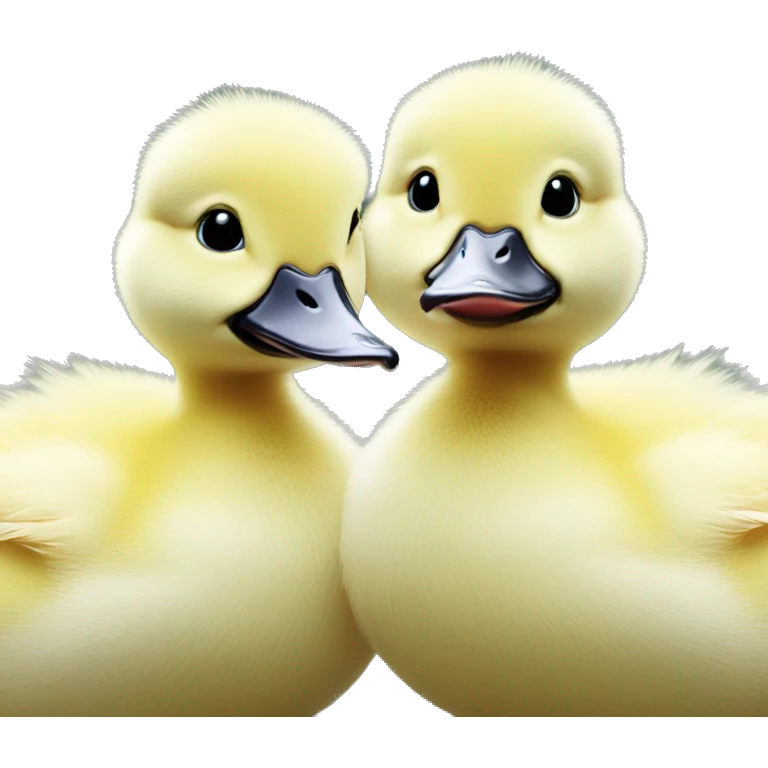 Two headed ducklings emoji