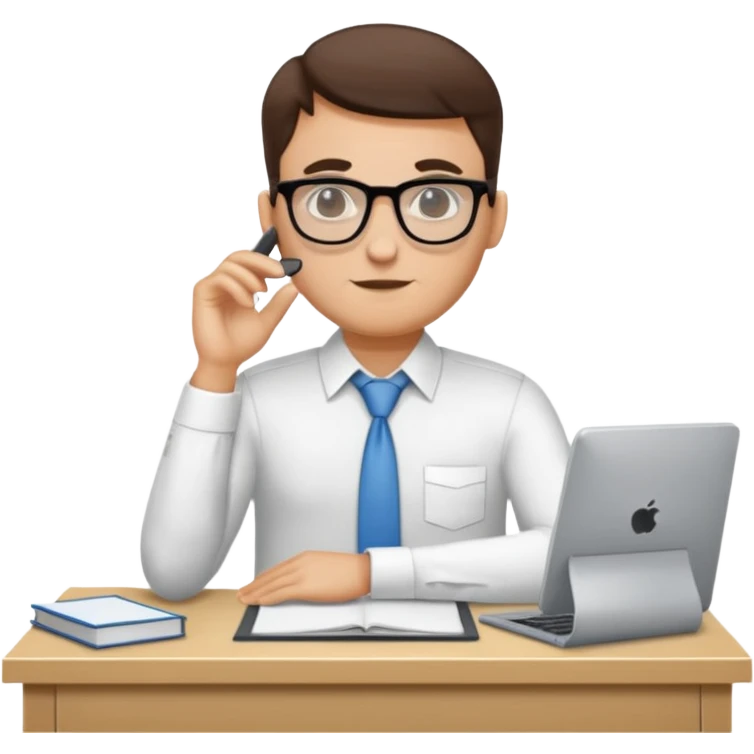 une image de 3/4 avec un recruteur à son bureau PAS DE FACE DE 3/4! qui regarde un candidat assis en face de lui. le recruteur est à droite emoji