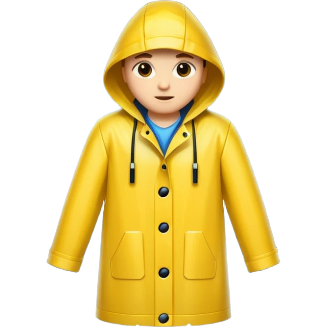 Rain coat emoji