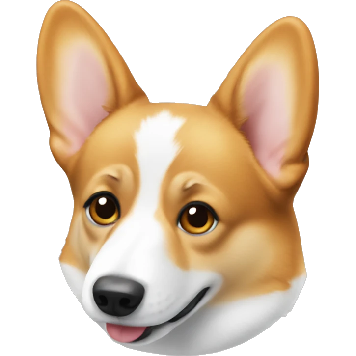 White and tan corgi named Benito emoji