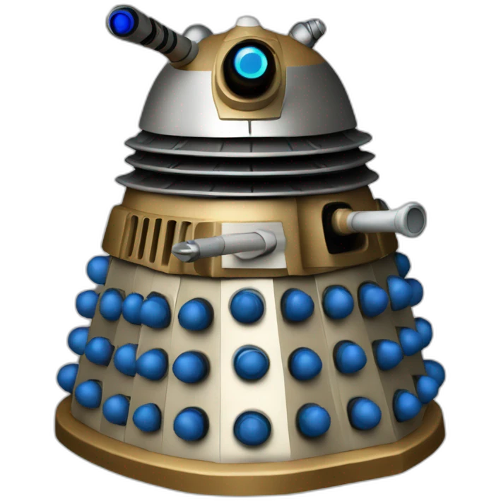 Dalek papá noel emoji