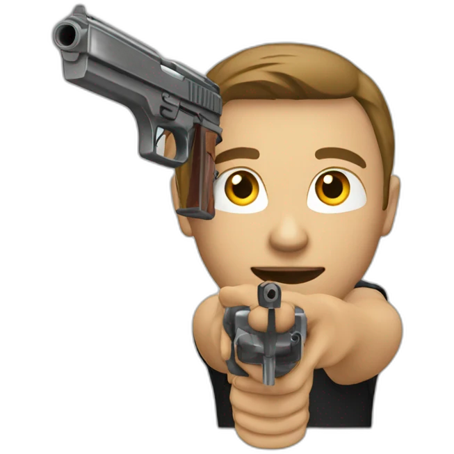 Sport pistol shooter  emoji