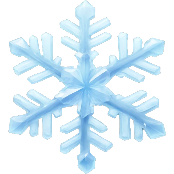 crystal snowflake emoji