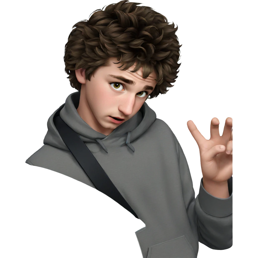 realistic portrait of a boy emoji