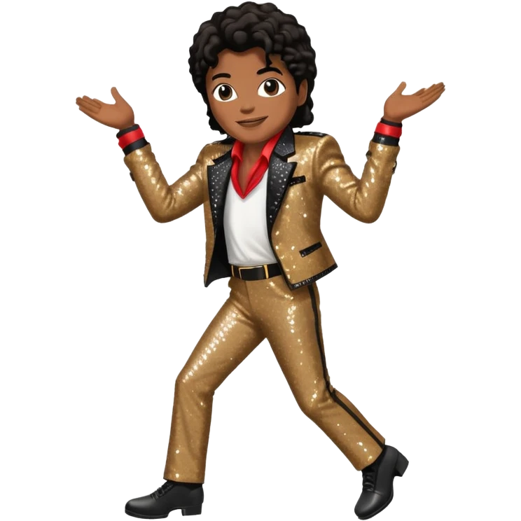 Micheal Jackson moonwalking emoji