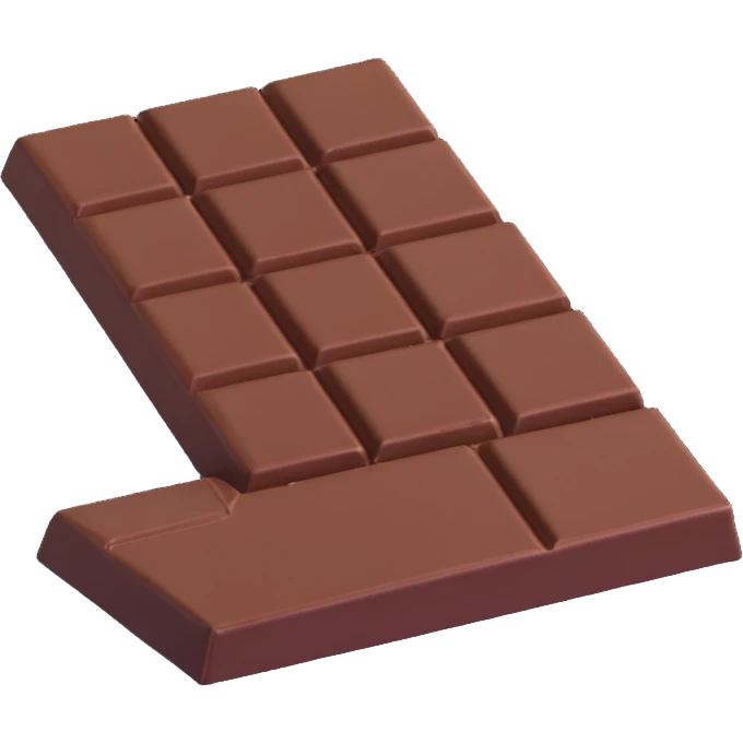 chocolate bar emoji