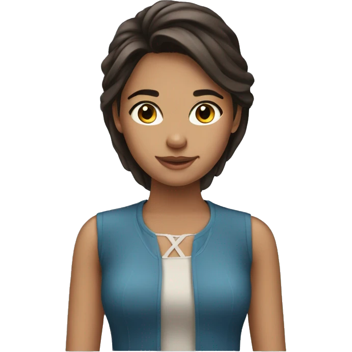 brunet girl emoji