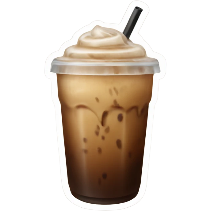 Iced coffee emoji