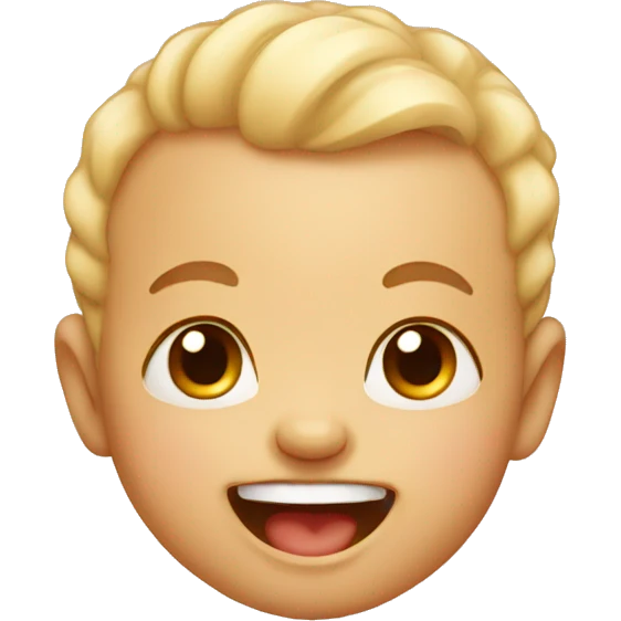 a laughing baby emoji