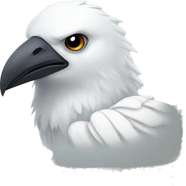White crow emoji