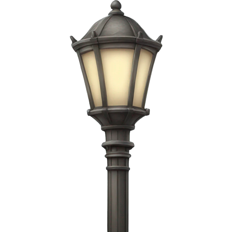 Realistic Narnia lamppost emoji