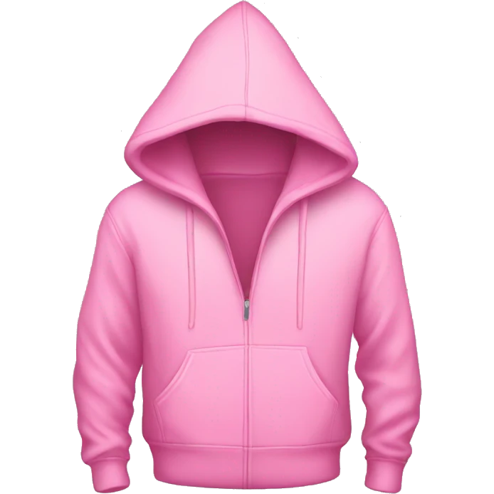 hoodie pink  emoji