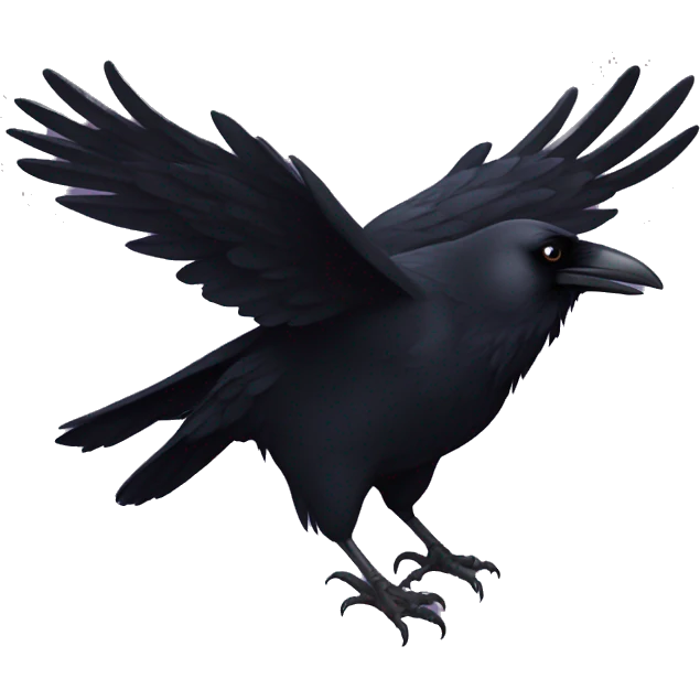 Raven emoji
