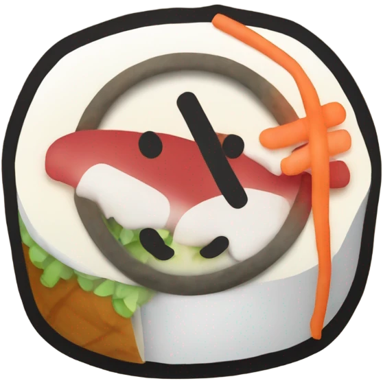 No sushi allowed emoji