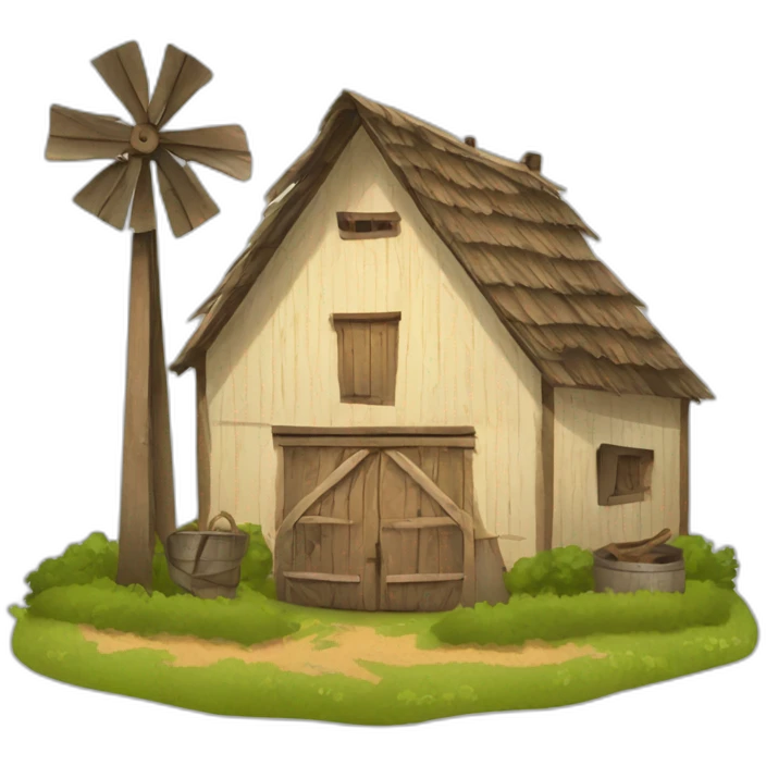 old latvian farmsted emoji