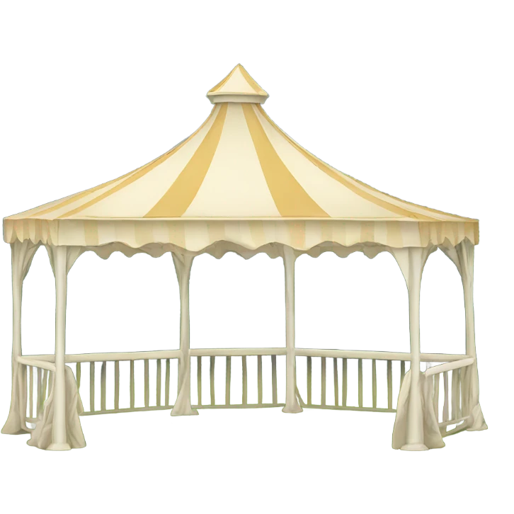 Gazebo marquee for party emoji