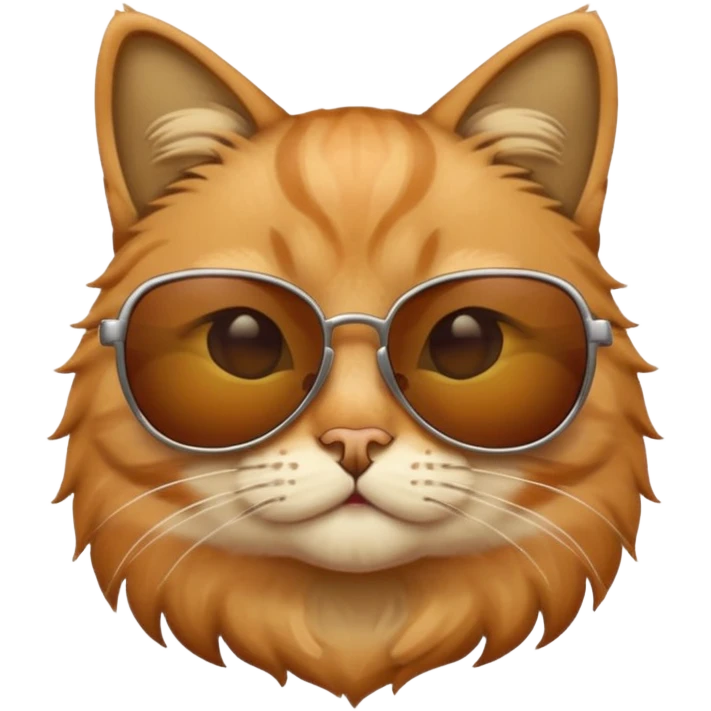 Cat wearing sunglasses emoji