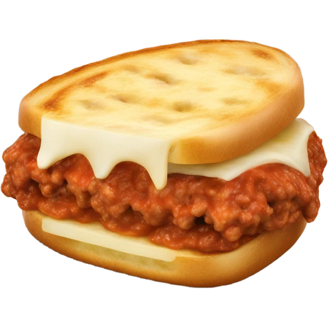 panini Bolognese with cheese  emoji