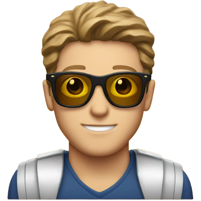 Josh Allen with Sun glasses emoji