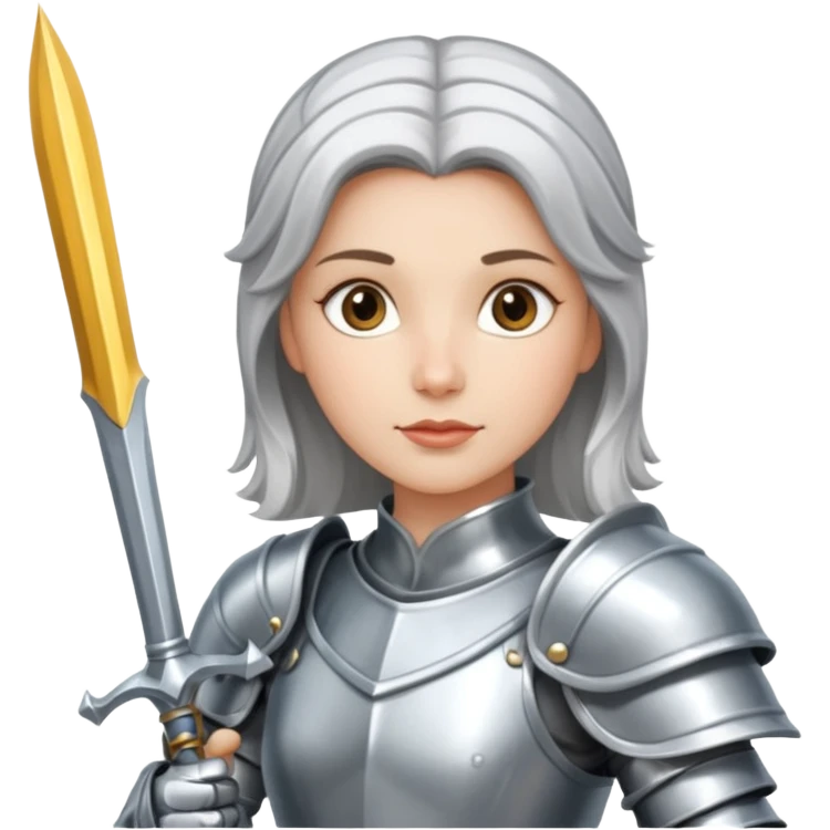 Renaissance princess knight on horse emoji