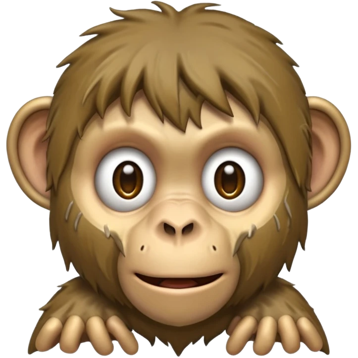 homeless monkey  emoji