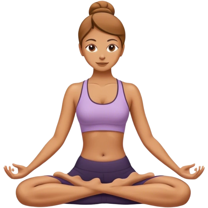 yoga woman emoji