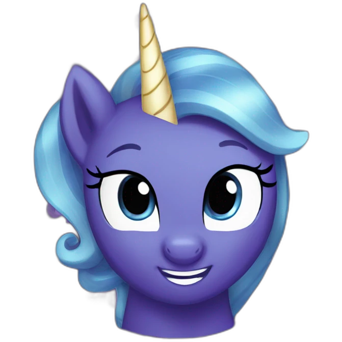 My little pony nightmare moon emoji