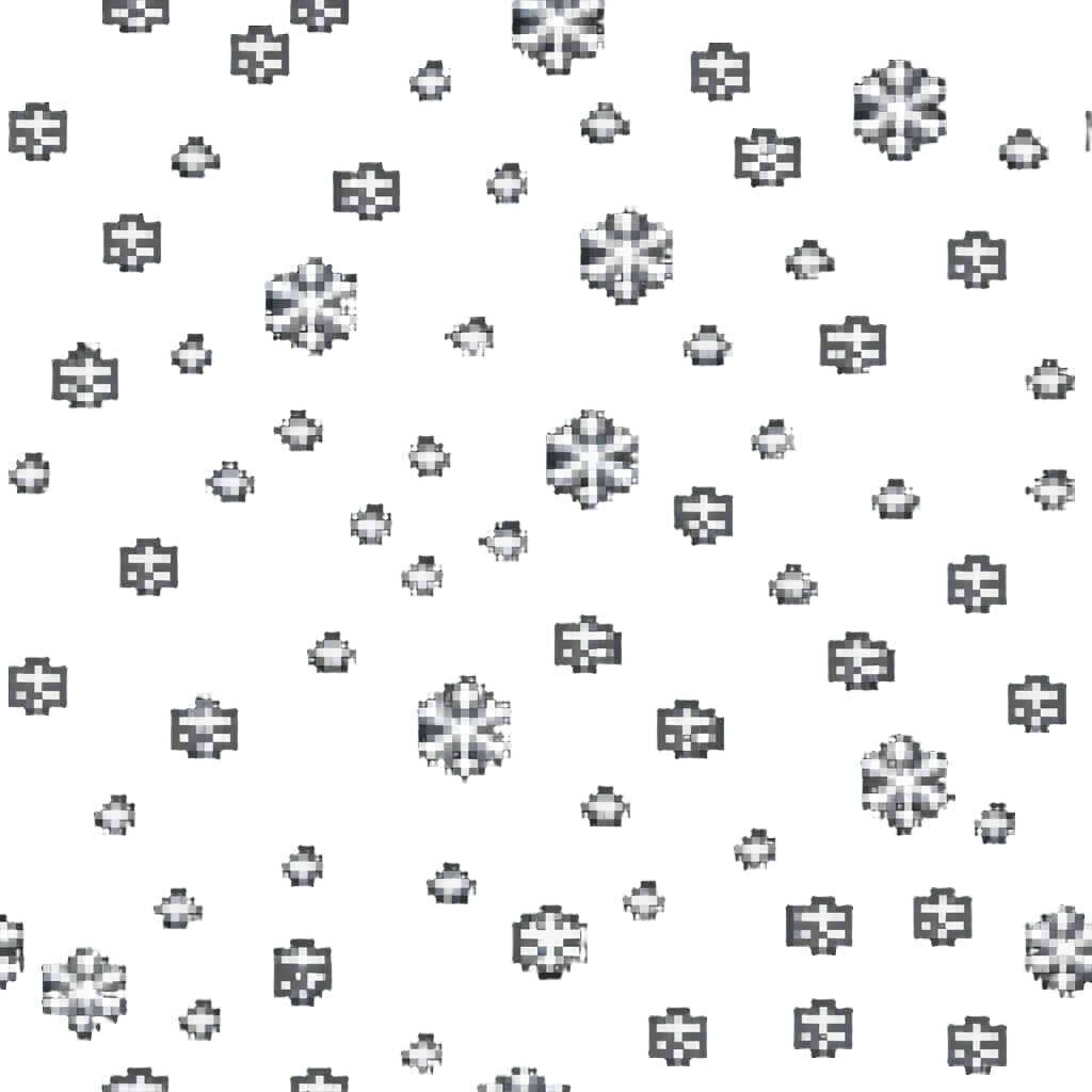 powder snow with snowflakes falling emoji