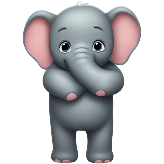 Bear hug elephant emoji