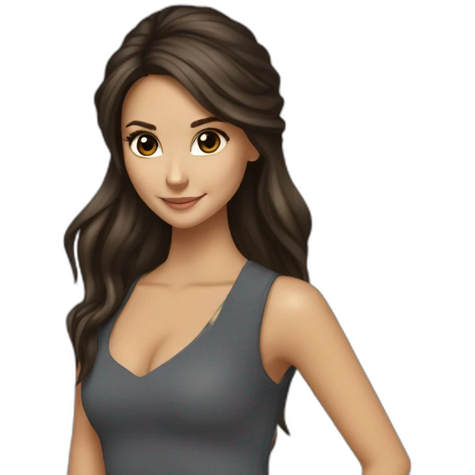nina dobrev emoji