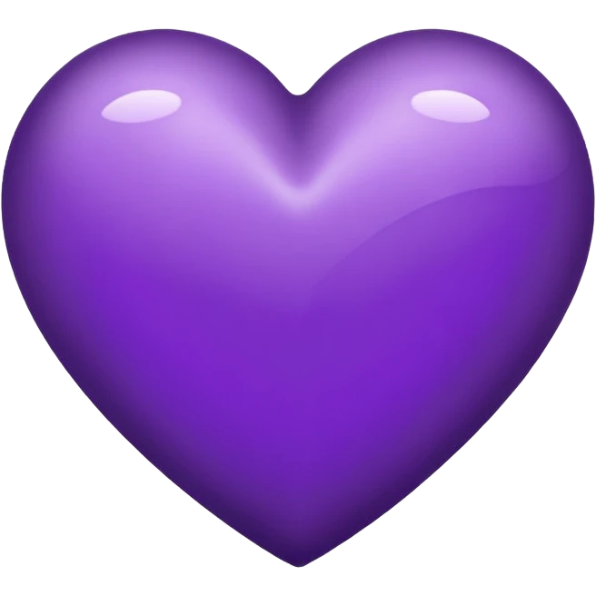 Herz mit owergine emoji