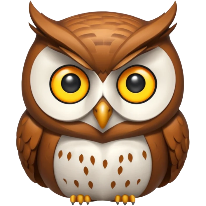 code writing owl emoji