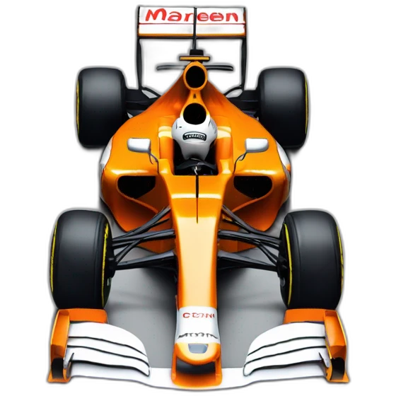 McLaren formula 1 car emoji