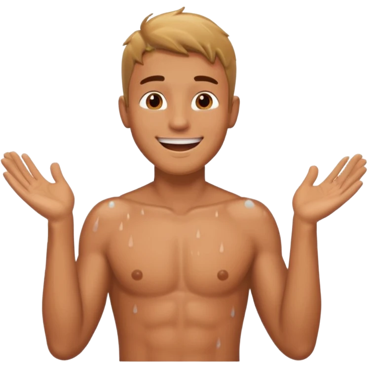 Aman is raining emoji