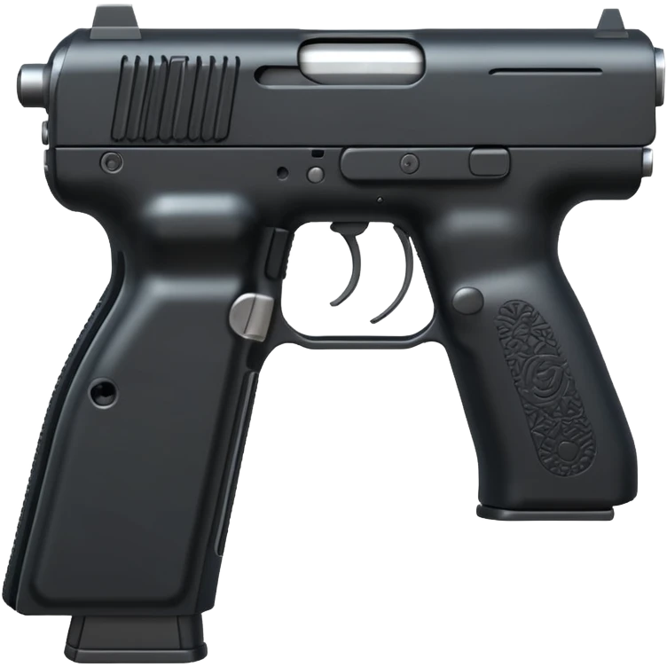 Five seven pistola con peine caracol emoji