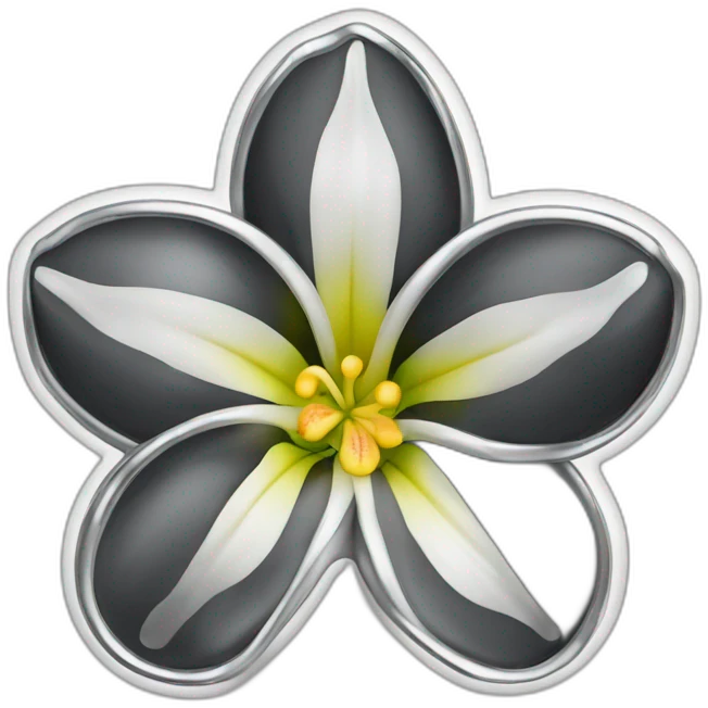 Chrome hearts lily emoji