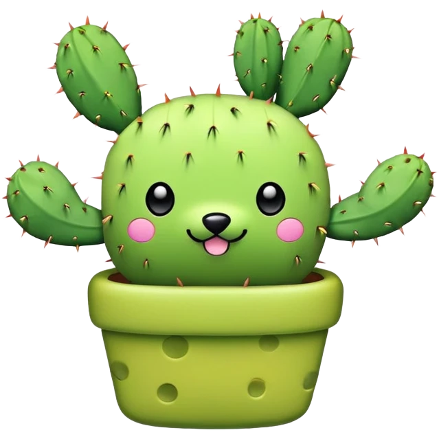 toki doki cactus  dog emoji