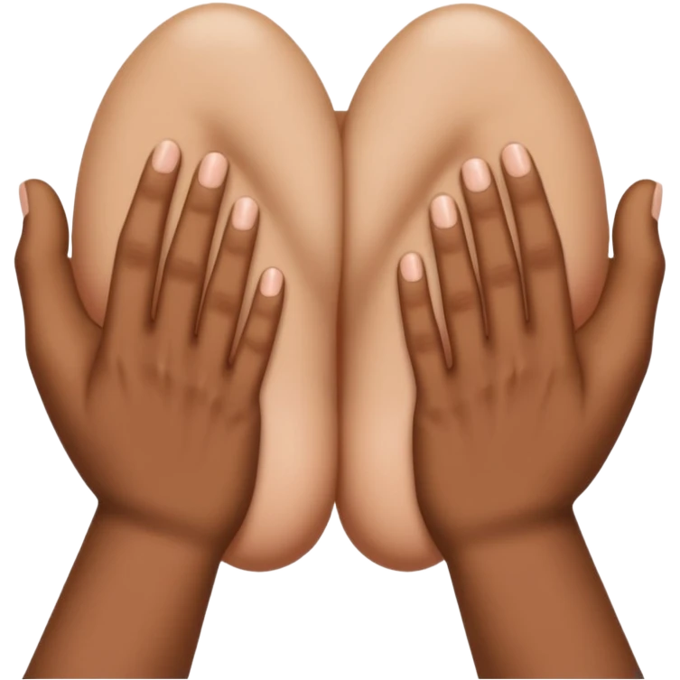 Hands and ass emoji