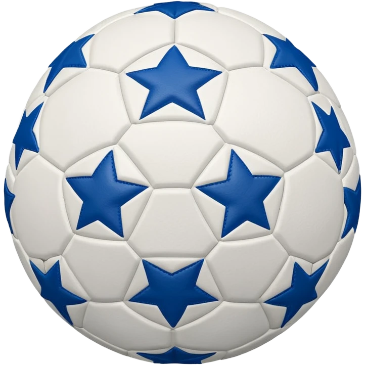 champions league ball blue stars emoji