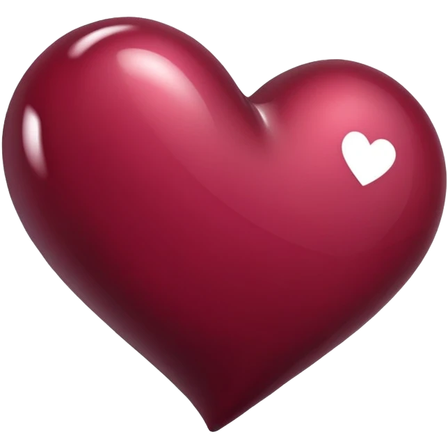 wine colores heart emoji