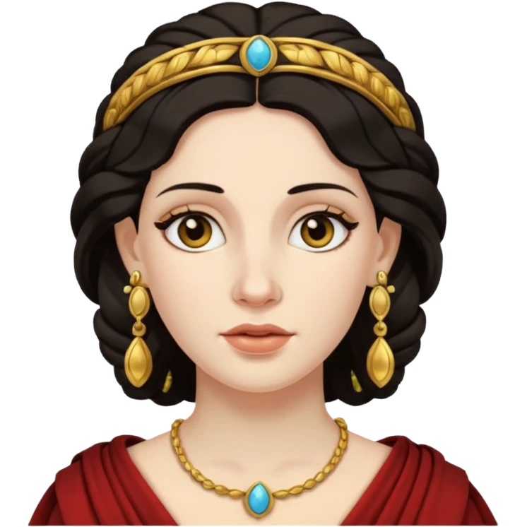 Ancient roman Women with Earrings emoji