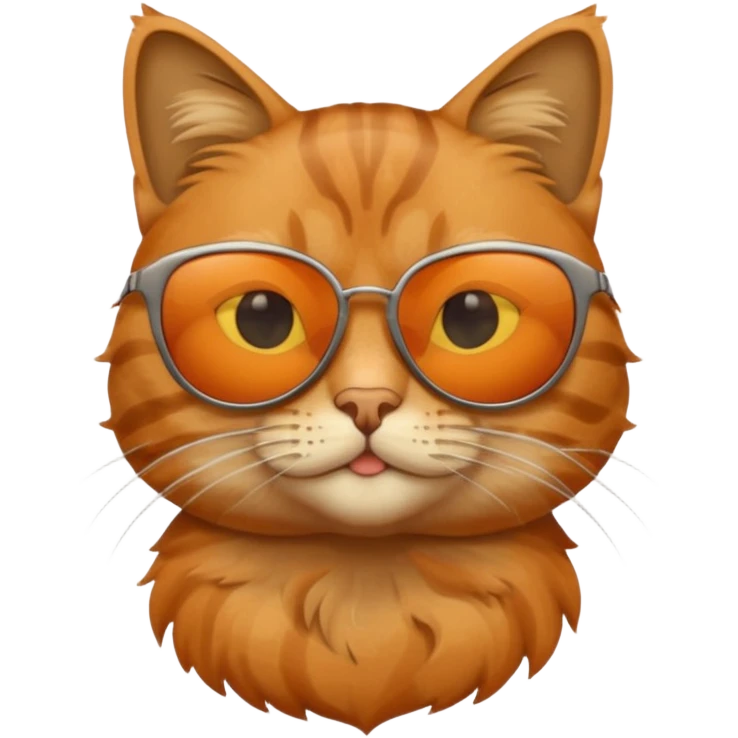 Cat wearing sunglasses emoji