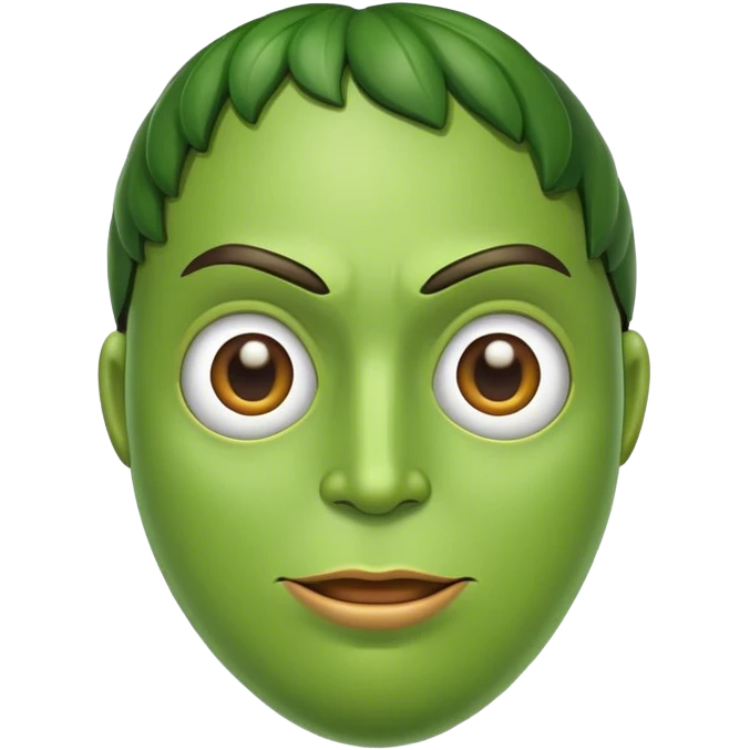 Avocado superhero emoji