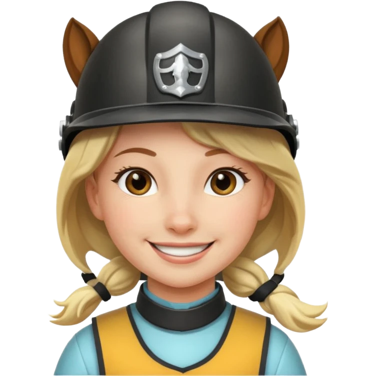 Horse girl emoji