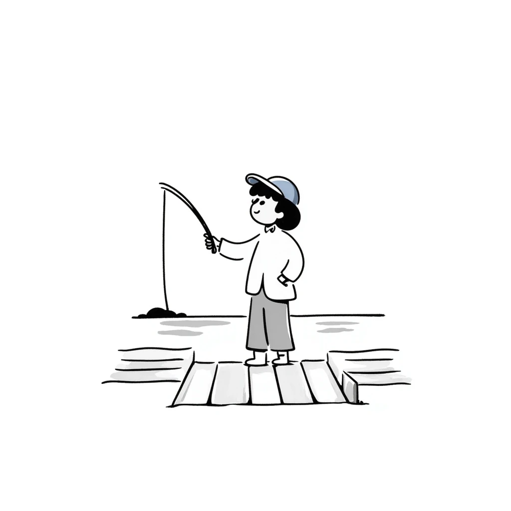 fisherman wearing a blue cap emoji
