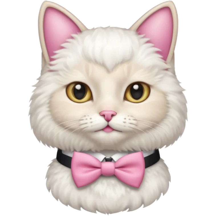 Gato con moño Rosita emoji
