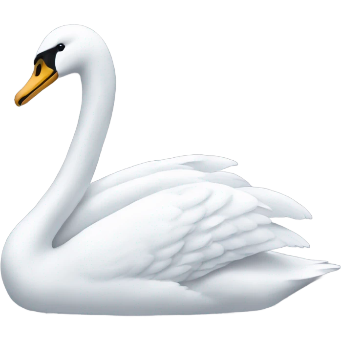 Sleeping swan emoji